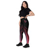 Leggings a vita incrociata con tasche | Gymgorilla