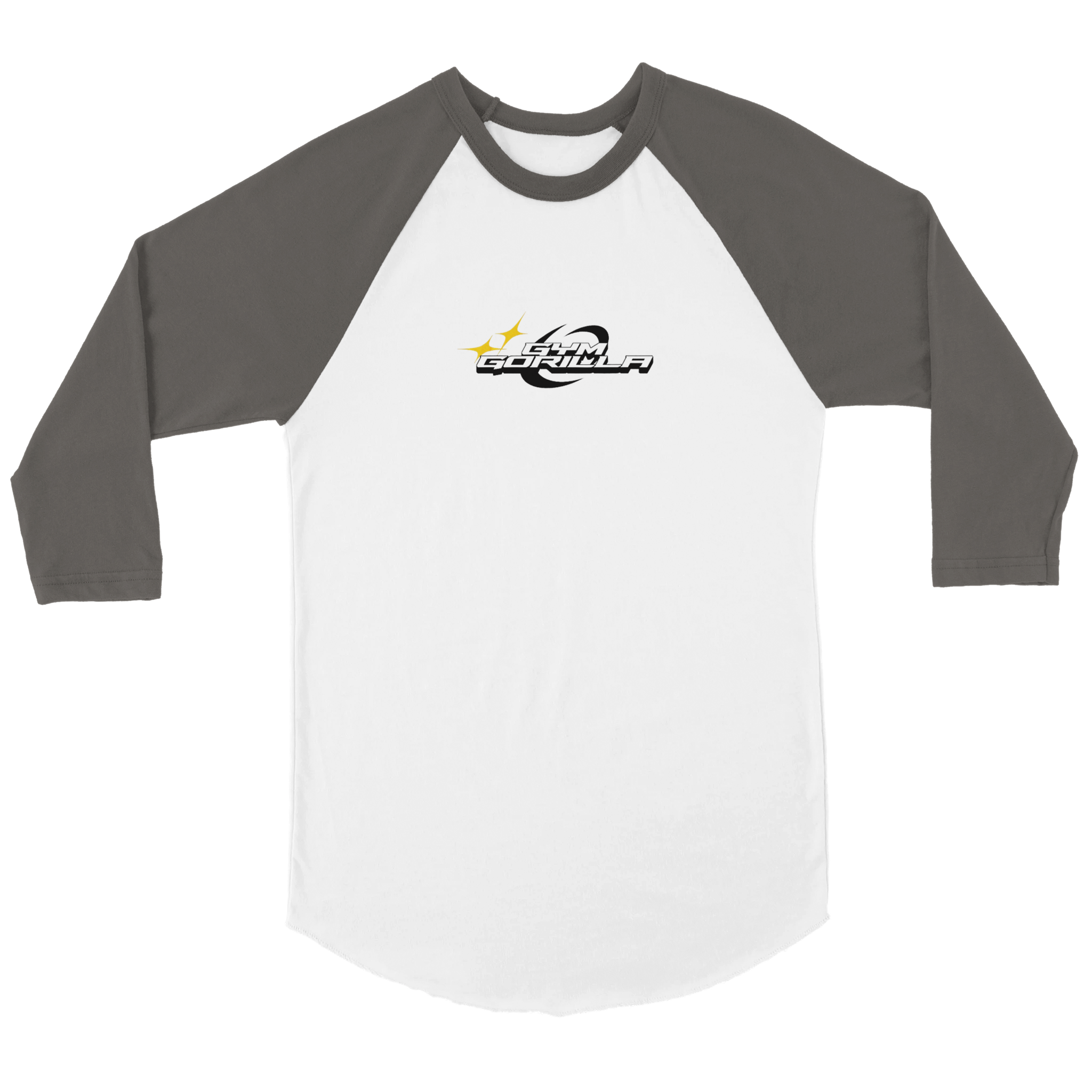 T-shirt raglan unisex manica 3/4 |Gymgorilla