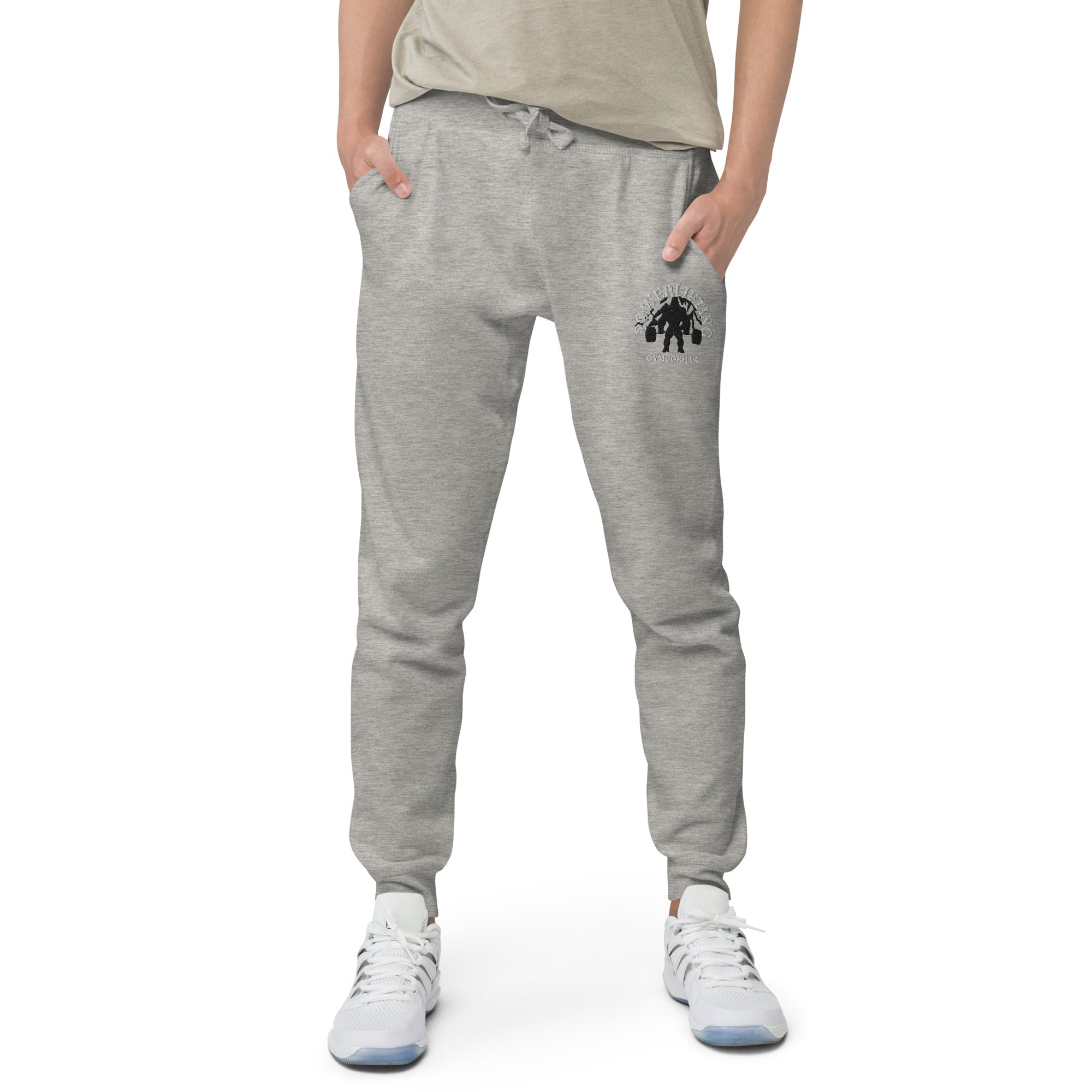 Pantaloni tuta in pile unisex | Gymgorilla